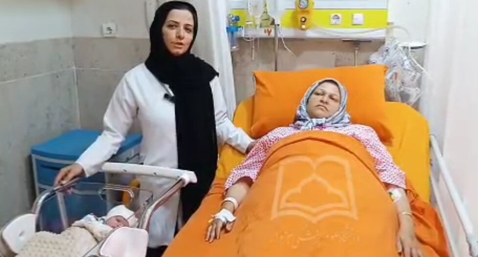 مادر سبزواری پس از ۲۲ سال ناباروری با درد شکم باردار شد و زایمان کرد