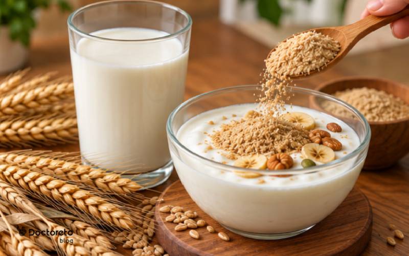 طرز استفاده از جوانه گندم برای افزایش حجم صورت